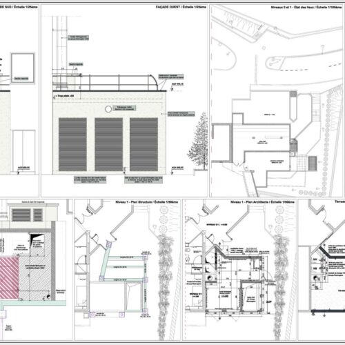 Plan du poste de livraison HTA Firminy
