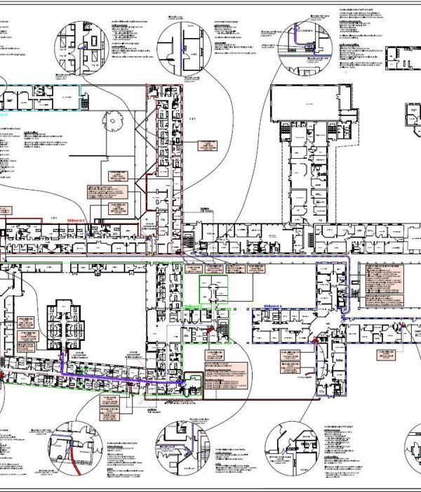 Schéma de distribution électrique HT/BT du centre hospitalier Saint-Jean de Dieu à Lyon