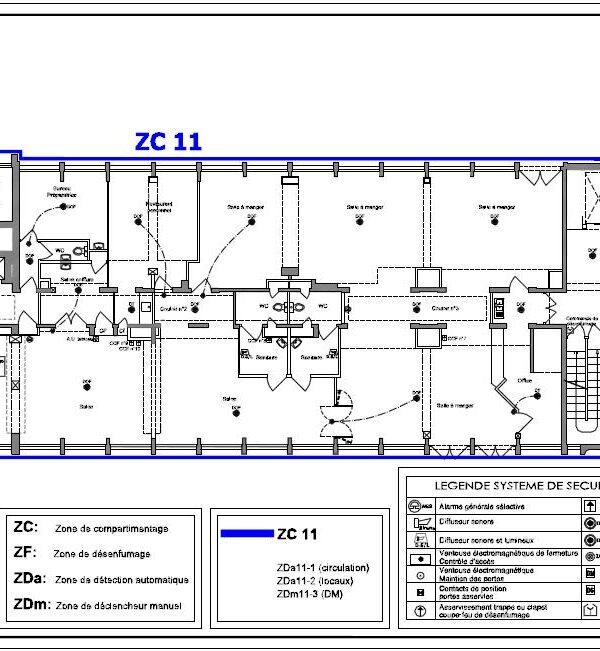 Plan du rez-de-chaussée de l’EHPAD L’étoile du jour à Lyon 5