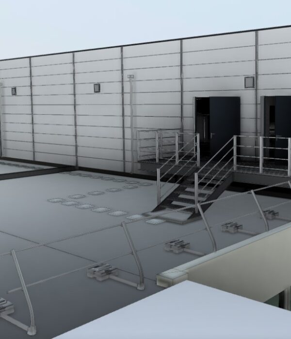 Bloc opératoire hospitalier en restructuration avec installations CVC Montbrison