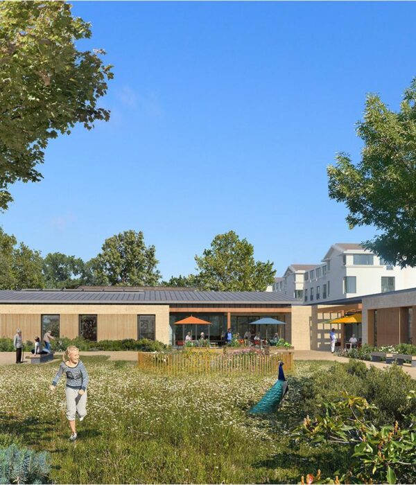 Perspective du nouvel EHPAD La Chêneraie avec extension et cuisine centrale